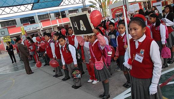 Al menos 211 mil estudiantes de Arequipa vuelven a las aulas