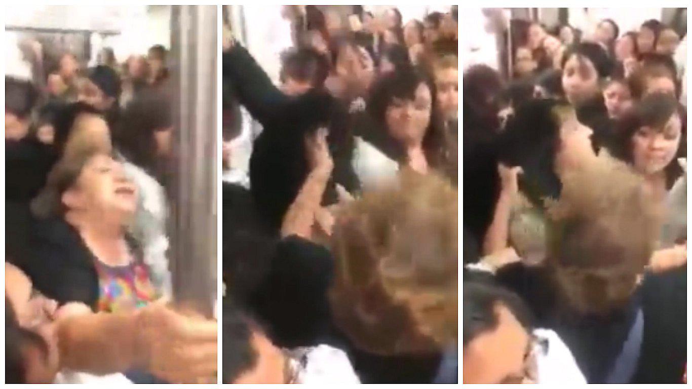 YouTube: así fue la dura pelea entre dos mujeres en el tren (VIDEO)