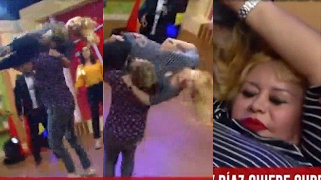 Susy Díaz realizó 'baile del helicóptero' y se 'desmayó' de la impresión (VIDEO)