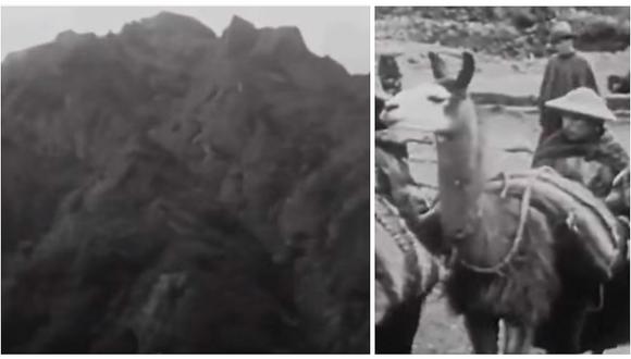 YouTube: Esta es la grabación más antigua de la ciudadela de Machu Picchu (VIDEO)