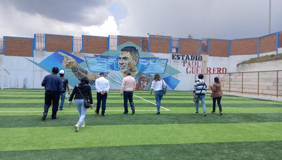 Inspeccionan el estadio "Paolo Guerrero" en El Tambo, Huancayo.