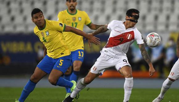 Perú vs. Brasil: chocan en Recife por Eliminatorias Qatar 2022. (Foto: AFP)