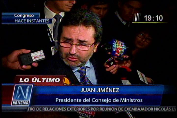 Premier: ya no hay mas que discutir sobre reunión Lynch - Movadef