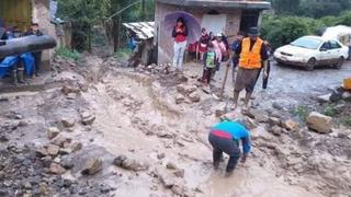 Huaicos y deslizamientos  amenazan a casi dos mil poblados de Huánuco