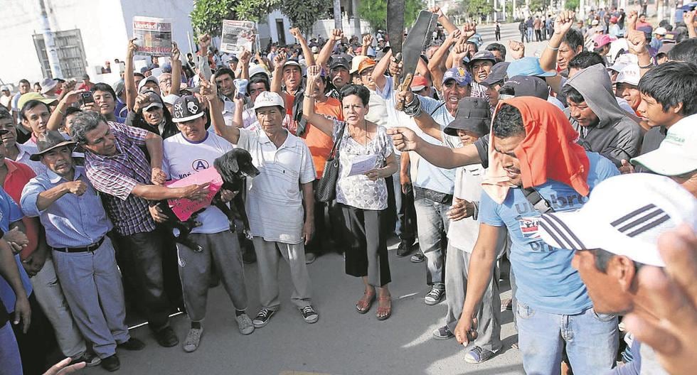 Reportan cinco conflictos sociales en Lambayeque EDICION