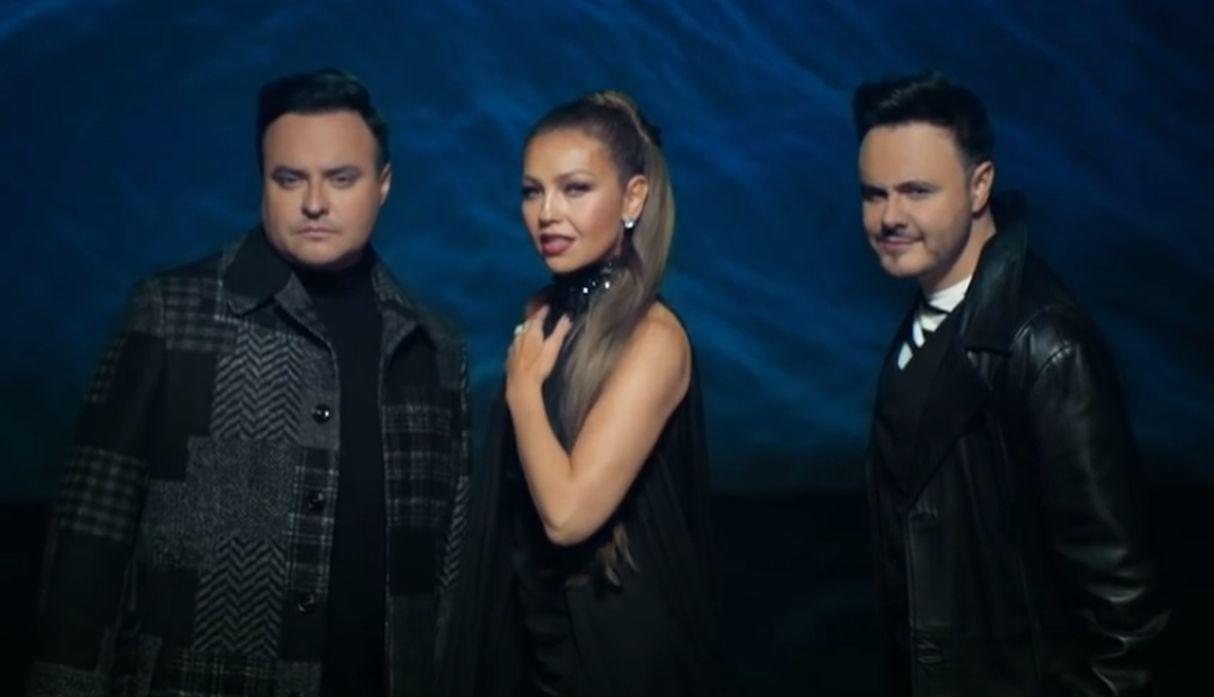 Thalía y Río Roma se unen para el lanzamiento de “Lo siento mucho”. (Foto: Captura de video)