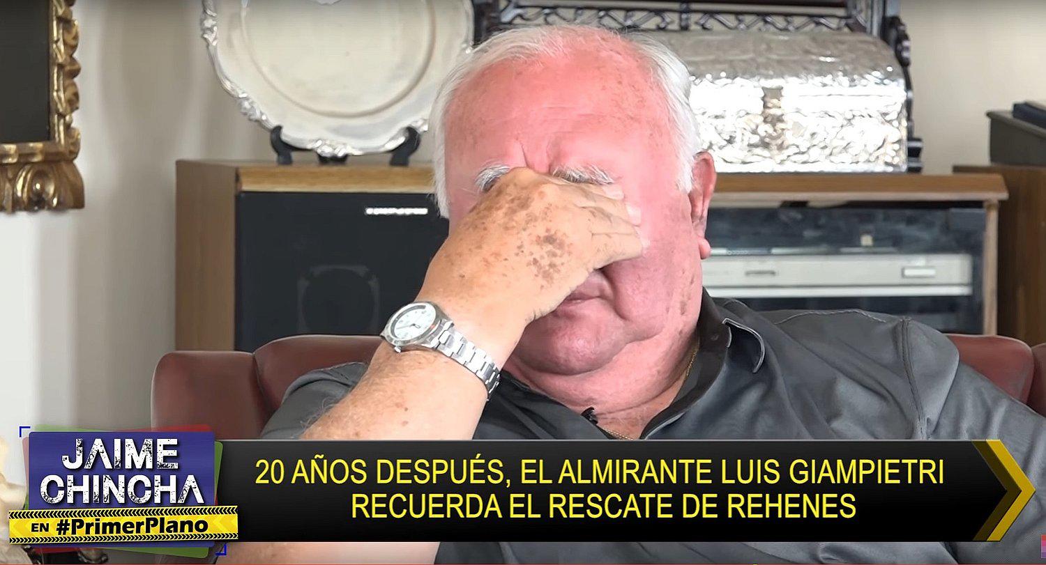 Chavín de Huántar: Giampietri llora y revela traición de uno de los exrehenes [VIDEO]