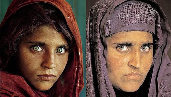 ​Recordada afgana de ojos verdes fue detenida en Pakistán 