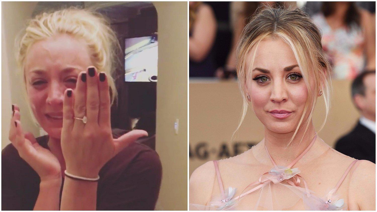 Kaley Cuoco anuncia que se casa tras romántica pedida de mano