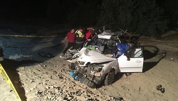 Docente fallece en accidente vehicular en la Yarada Los Palos
