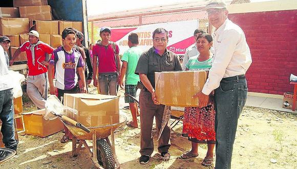 Distribuyen 2,600 kits de apoyo de emergencia a damnificados de Sechura