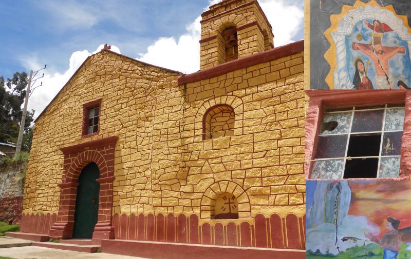Iglesia colonial se cae a pedazos en Huaylacucho