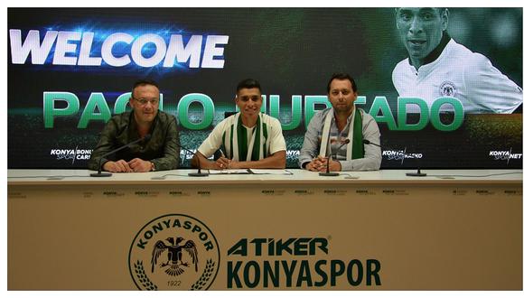 ​Paolo Hurtado es nuevo jugador del Konyaspor de Turquía (FOTOS)