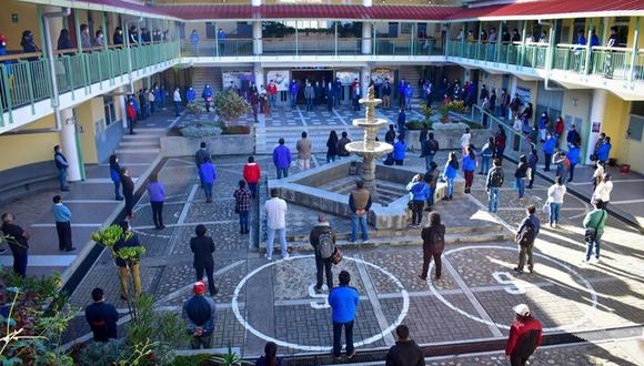 Municipalidad de Cajamarca reanudó labores bajo estrictas medidas sanitarias por coronavirus. (Foto: Municipalidad Provincial de Cajamarca)