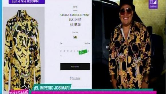 Calculan que vestimenta y joyas usadas por Josimar estarían valorizadas en 16 mil dólares (VIDEO)