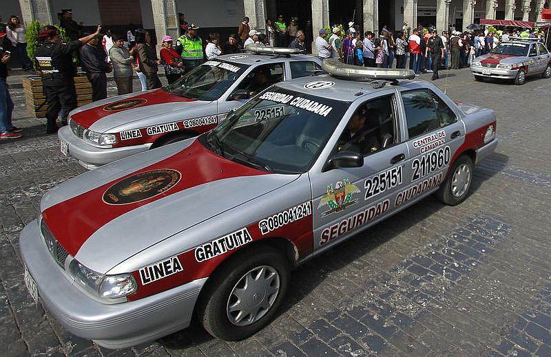 Patrulleros de Serenazgo y la Policía están inoperativos en Arequipa