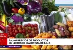 Santa Anita: Bajan precios de verduras y hortalizas en el Gran Mercado Mayorista de Lima