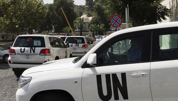 ONU retornó a zona afectada por supuesto ataque químico en Siria