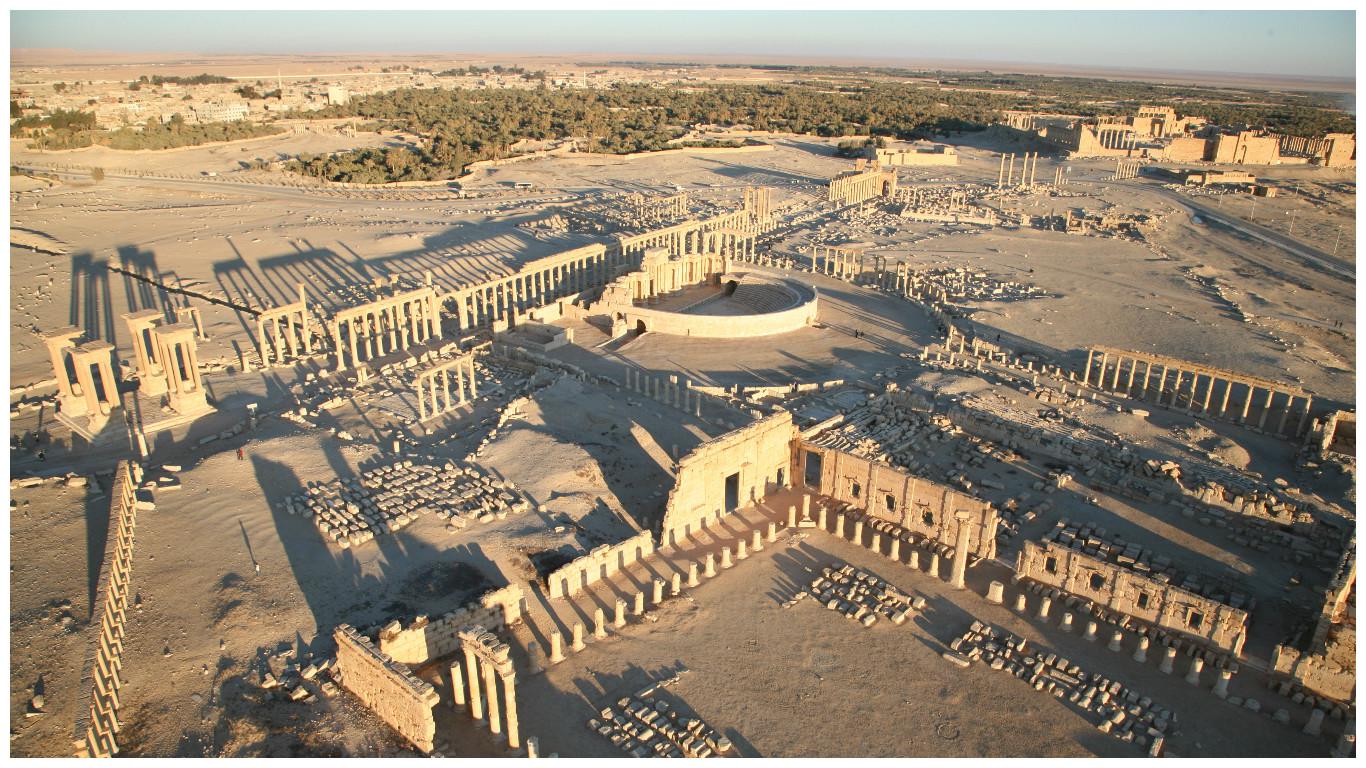 Palmira: Antigua ciudadela del desierto sirio liberada del Estado Islámico (VIDEO)