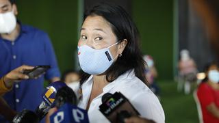 Keiko Fujimori: Que Aguinaga haya “solicitado la vacuna para su esposa me parece una falta de empatía”