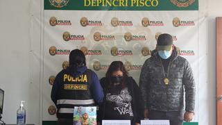 Detienen a “Tía Martha” con miles de ketes de cocaína en la provincia de Pisco