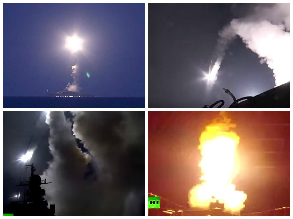 Rusia ataca al Estado Islámico con 26 misiles lanzados desde el mar Caspio (VIDEO)