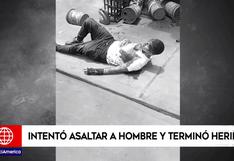 “No me quiero morir”: ladrón es baleado al intentar asaltar a policía en retiro (VIDEO)