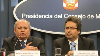 Jiménez y Cateriano declararán por audio Chavín de Huántar