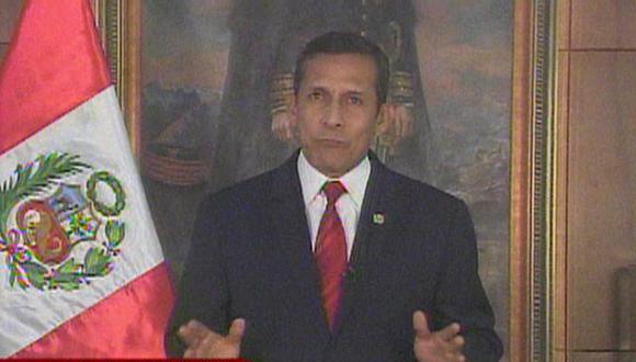 Ollanta Humala: "Chile expresó satisfacciones al Perú por espionaje"