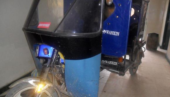 Tumbes: La PNP recupera mototaxi robada