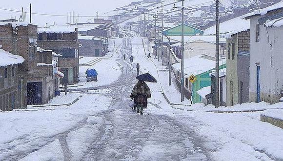 Advierten temporal de nieve y granizo en la región Puno