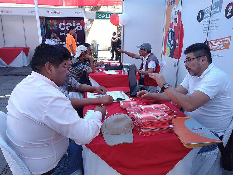 Tres días de feria Formalízate Ahora en Arequipa