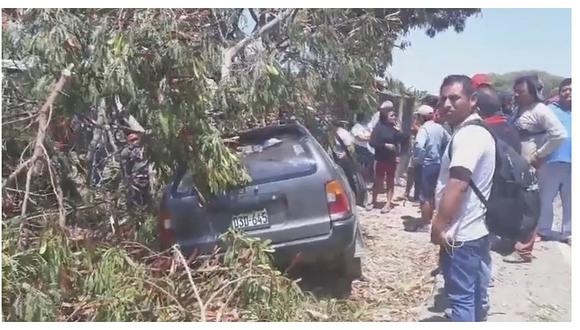 Dueño de funeraria muere al chocar automóvil contra un árbol en Querecotillo