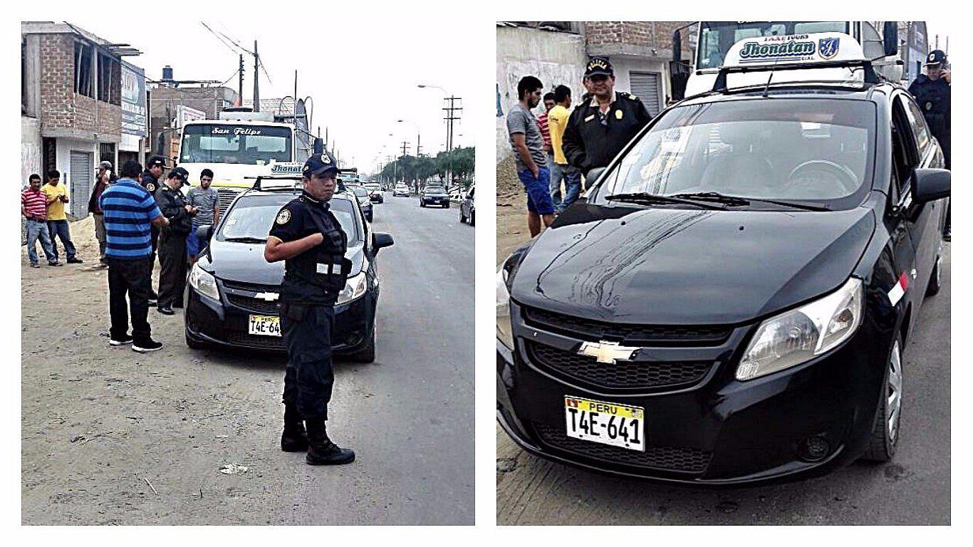 Trujillo: Taxista es sorprendido robando autopartes de un vehículo 