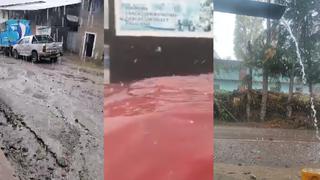 Lluvia torrencial con granizo y descargas eléctricas en Huancabamba, Piura (VIDEO)