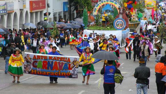 El Carnaval de Huaraz es una fiesta llena de alegría, color, música y emociones. Foto: Andina