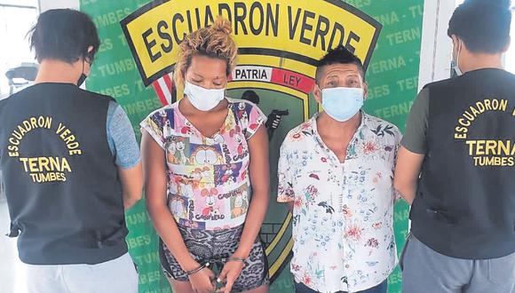 Carlos Rodríguez Navarro, alias “Carloncho” y Zoila Plaza Zapata son detenidos en la avenida Mariscal Castilla, cerca al mercado, con clorhidrato de cocaína.