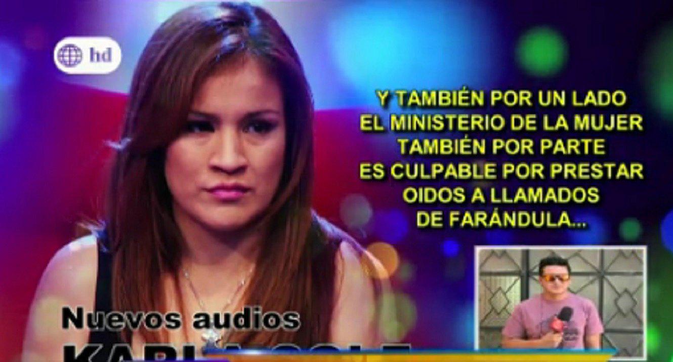 ​Karla Solf: "No necesito al Ministerio de la Mujer" (VIDEO)