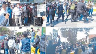Balazos y detenidos durante protesta en Piura