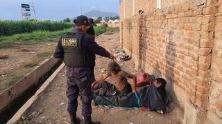Desalojan a consumidores de droga que se habían apoderado de  terreno en Trujillo 