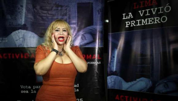 Susy Díaz sufrió baja de presión durante estreno de "Actividad Paranormal 4"