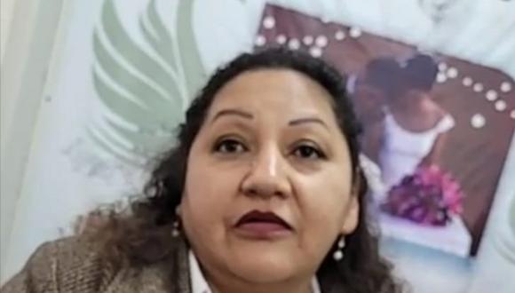 Hilda Mogrovejo, jefa de registro civil de la municipalidad de Puno. Puno. Foto/Difusión.