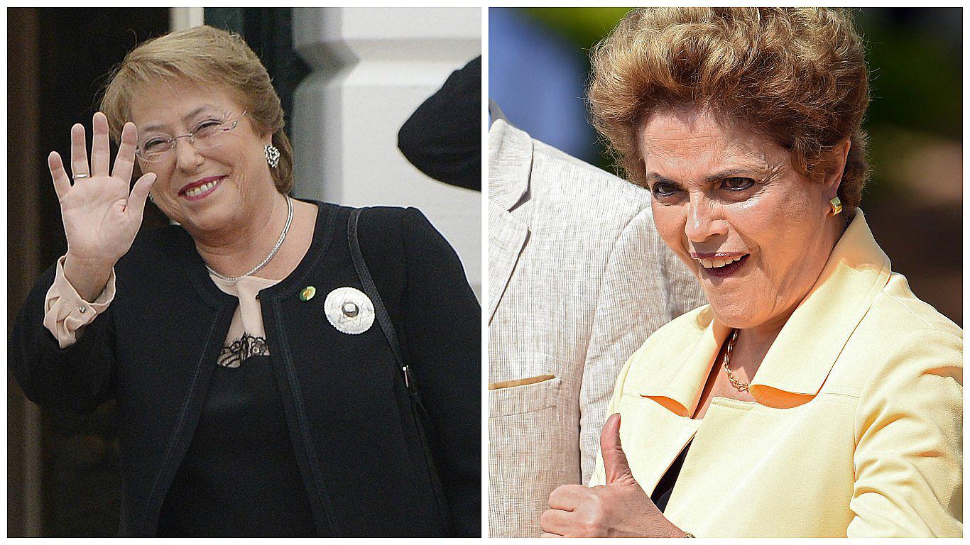 Michelle Bachelet sobre Dilma Rousseff:  Es una "mujer honesta y responsable"