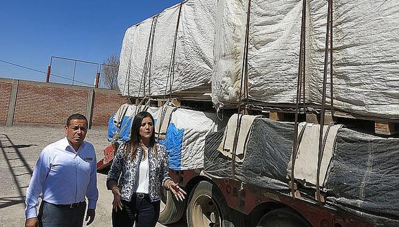 ​Trasladan 98 módulos de vivienda para afectados del sismo en Caravelí