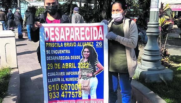 Madre y hermana de Priscila Bravo la buscan desde mayo a la joven desaparecida el 29 de abril en Tacna.