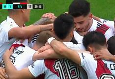 Gol de River Plate: Emanuel Mammana anota el 1-0 sobre San Lorenzo