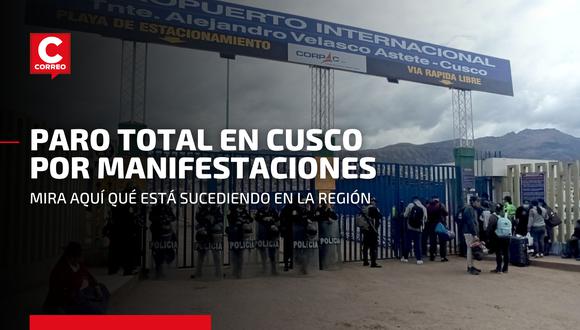 Protestas en Cusco: continúa bloqueo de vías de acceso a la ciudad, movilizaciones y turistas quedan varados | nnav | vr | video | VIDEOS | CORREO