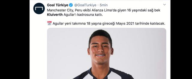 La reacción de los medios extranjeros al fichaje de Kluiverth Aguilar (Foto: captura de pantalla)