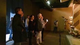 Lambayeque: Nobel Mario Vargas Llosa visita museo Tumbas Reales de Sipán