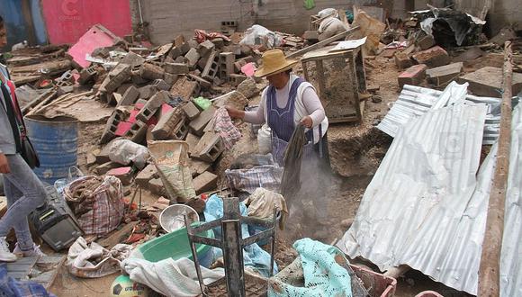 Lluvias en Arequipa: Lloran por sus casas destruidas en pocos minutos (VIDEO)